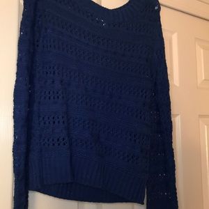 Blue sparkle sweater